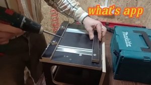 Столик распиловочный для погружной  пилы Crown. С креплением к системе хранения MakPac