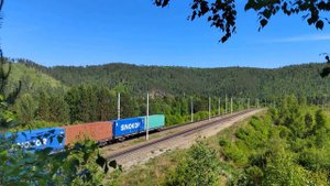 Грузовые поезда на Транссибе. Freight trains on the Trans–Siberian Railway (часть 32)