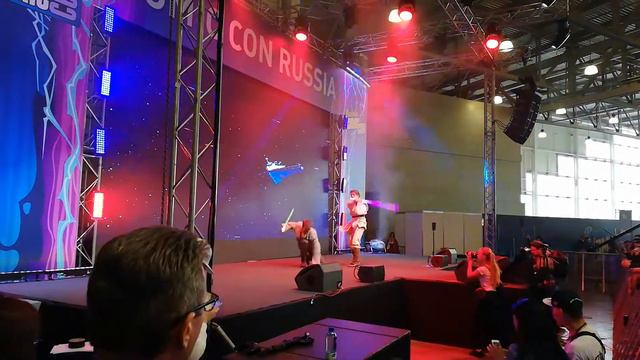 ComicCon Russia 2018. Школа Саберфайтинга. смотреть онлайн