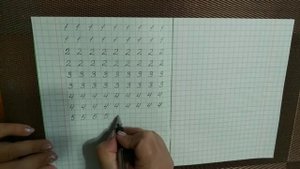 Каллиграфия. Урок#15 Учимся писать красиво цифры.