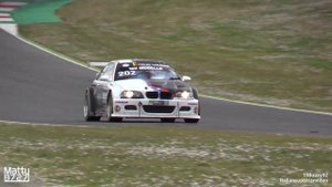 BMW M3 E46 GTR Race Car at Mugello! - OnBoard, Flames & S54 Engine Sound!