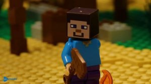 Warden Vs The Most Secure House - Lego Stop Motion | Minecraft Animation