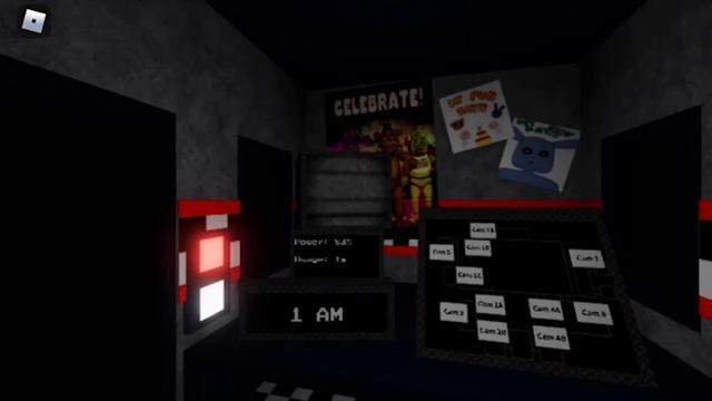 ИГРАЮ В ПЯТЬ НОЧЕЙ С ФРЕДДИ! ПРОХОЖДЕНИЕ 1НОЧИ! ROBLOX смотреть онлайн