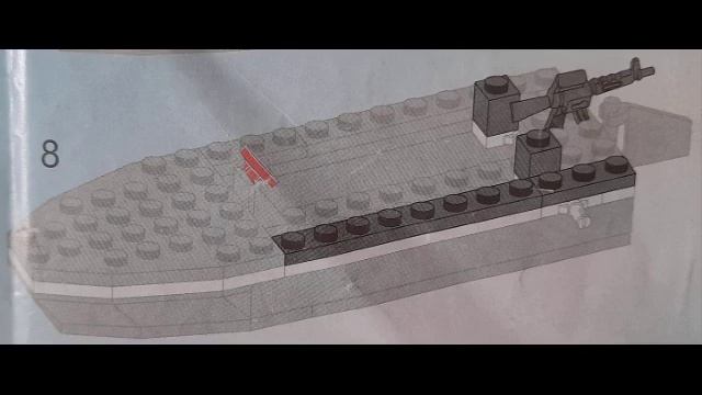 Конструктор Полицейский катер BRICK 130, инструкция по сборке