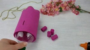 Свинка-копилка из пластиковой бутылки.