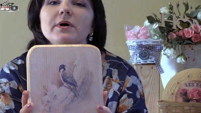 Мастер-класс Елены Удаловой в технике декупаж (изготовление ключницы)