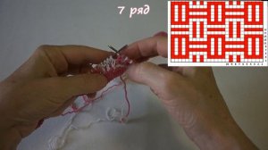 Двухцветные узоры, мастер-класс и схемы. Ленивый жаккард.