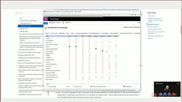 Dynamics 365 Security Model: Security Roles I Teams I Field Level Security I Hierarchy Security смотреть онлайн
