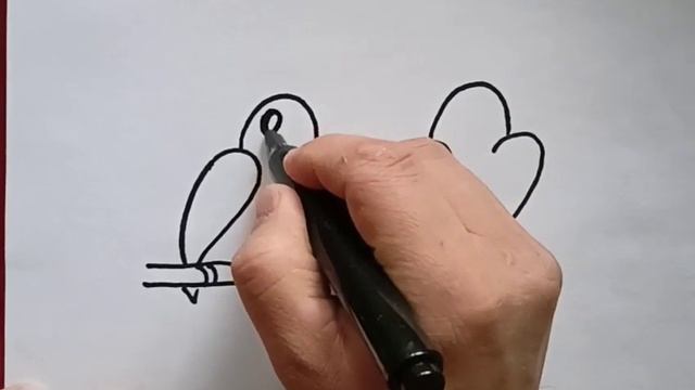 Рисунок из четырех двоек 2222