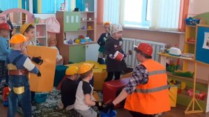 Сюжетно-ролевая игра СТРОИТЕЛИ для детей 4-5 лет