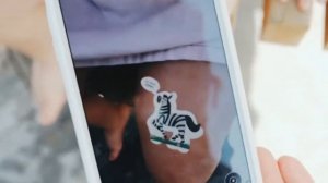 Временные татуировки для детей с дополненной реальностью