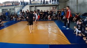 Альбертов Шерзод 2-схватка  по панкратиону раздел (No-Gi).тр.Аракелов.Г.Д. 27.04.2019.г