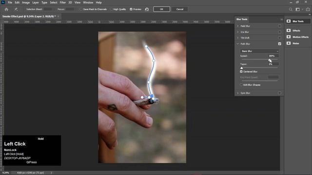 How to Create Realistic Smoke Effect in Photoshop 2023 || Smoke Effect || Design With Frankee
