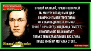 Бедняку  , Николай  Добролюбов , Русская Поэзия  ,читает Павел Беседин