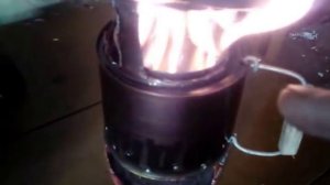 Пиролизная походная печь из консервных банок