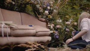 Оформление фотозоны в бохо стиле живыми цветами