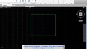 How to use Explode command in AutoCAD