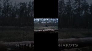 Работа БМПТ «Терминатор» в Серебрянском лесничестве.
