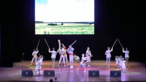 Эстрадный балет Елены Барткайтис "Экситон" открытие Всероссийской олимпиады по ФК-2017 г.Ульяновск