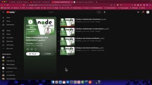 Nodejs: Authentication and Authorization Playlist ( بالعربي )