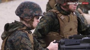 Американский 40-мм автоматический гранатомет в действии.