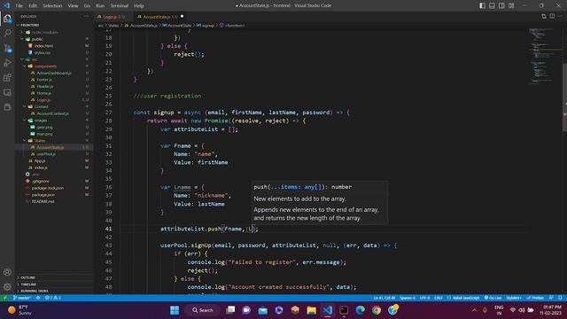 AWS Cognito + React JS - Getting User Attributes || Serverless Framework