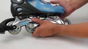 Роликовые коньки раздвижные Action 41 43 голубые