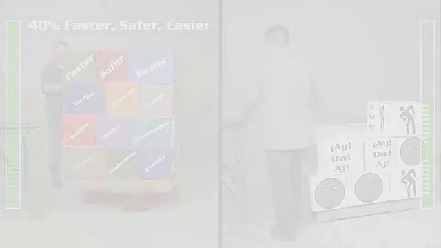 Паллетайзер пружинный Pallet Pal 360: Pallet Pal против ручной загрузки