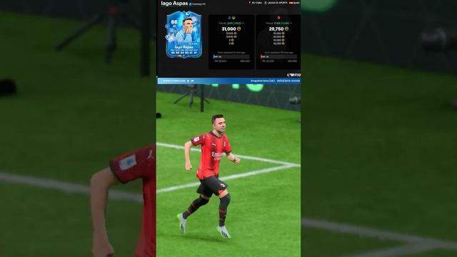 IAGO ASPAS FUT FANTASY #eafc24 #ultimateteam #futchampions #review #opinion #clips