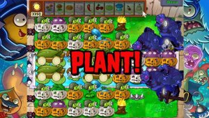 Plants vs Zombies Survival Endless 9000 plus Flags - Gatling Pea Strategy
