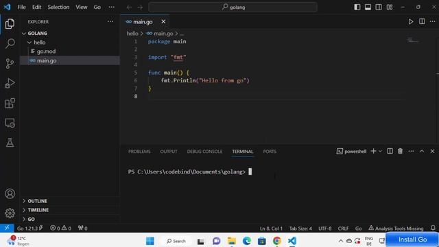 How To Fix "go.mod file not found in current directory or any parent directory" Error in Golang