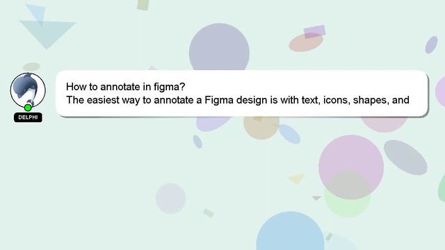 How to annotate in figma?