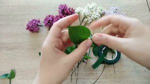 Мастер класс, ободок из сирени, ободок из живых цветов