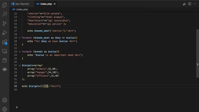 PHP Class 13 Multidimensional Arrays And Sorting Arrays