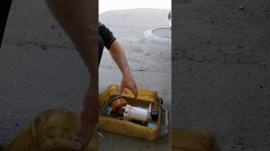Замена топливного фильтра. Тойта Опа.
