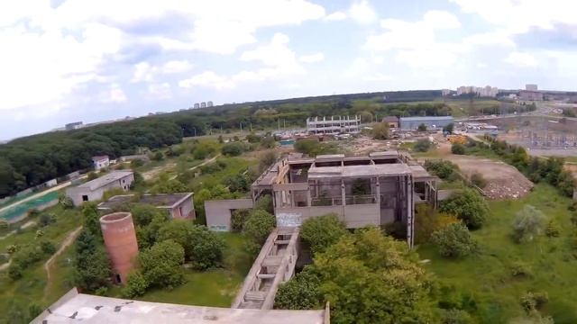 Заброшка. Недостроенные очистные сооружения.