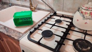 Ноу-хау для кухни. Как я контейнер от порошка переделала в полезную вещь