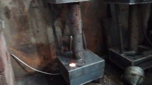 Печь на отработке с водяным контуром