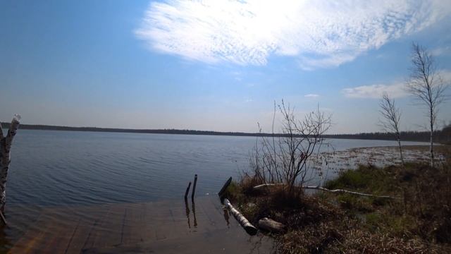 203.Озеро Шайтан. Май 2021.Покой и умиротворение. Первое омовение. Деревня Окунево Омская область. смотреть онлайн