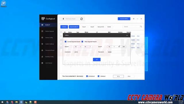 How to search a network using the Config Tool смотреть онлайн