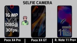 Poco X4 Pro vs poco x4 GT vs Redmi Note 11 pro plus || comparison