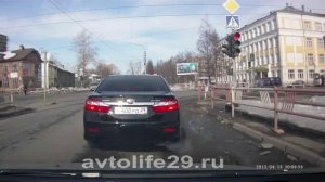 Экзаменационный маршрут ГИБДД г. Архангельска №1