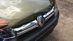 Рено Дастер, ремонт и покраска капота