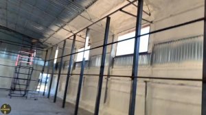 Жидкий утеплитель для металлоконструкций , склад из профнастила утепление