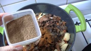 Жаркое с овощами и грибами (рыжиками). Наш Рецепт.