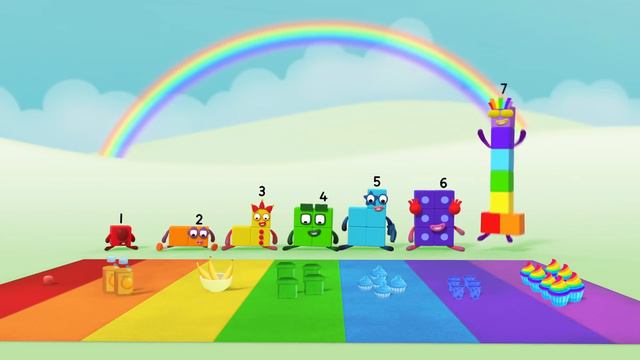 Numberblocks - Apprendre à compter | Niveau deux orange | Épisodes complets 1-4 смотреть онлайн