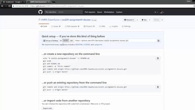 COS 221 GitHub Submitting an Assignment смотреть онлайн