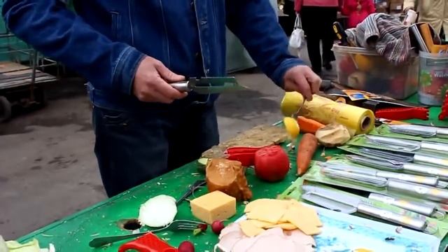 СУПЕР НОЖ - ИНСТРУКЦИЯ! Универсальный нож для овощей и фруктов!