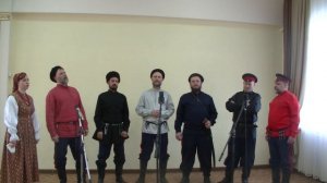 "Вечер тихий, непогожий" историческая песня кубанских казаков.Ансамбль Карижа.