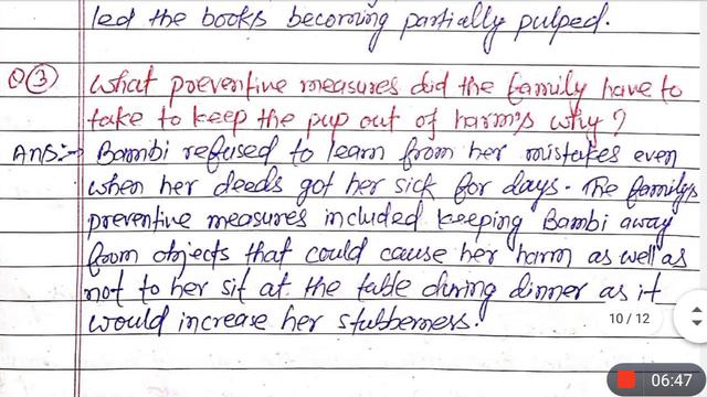 The First Pup | Question Answer | By Ranjit Lal | Class 8 | NEW GEM'S ENGLISH READER смотреть онлайн